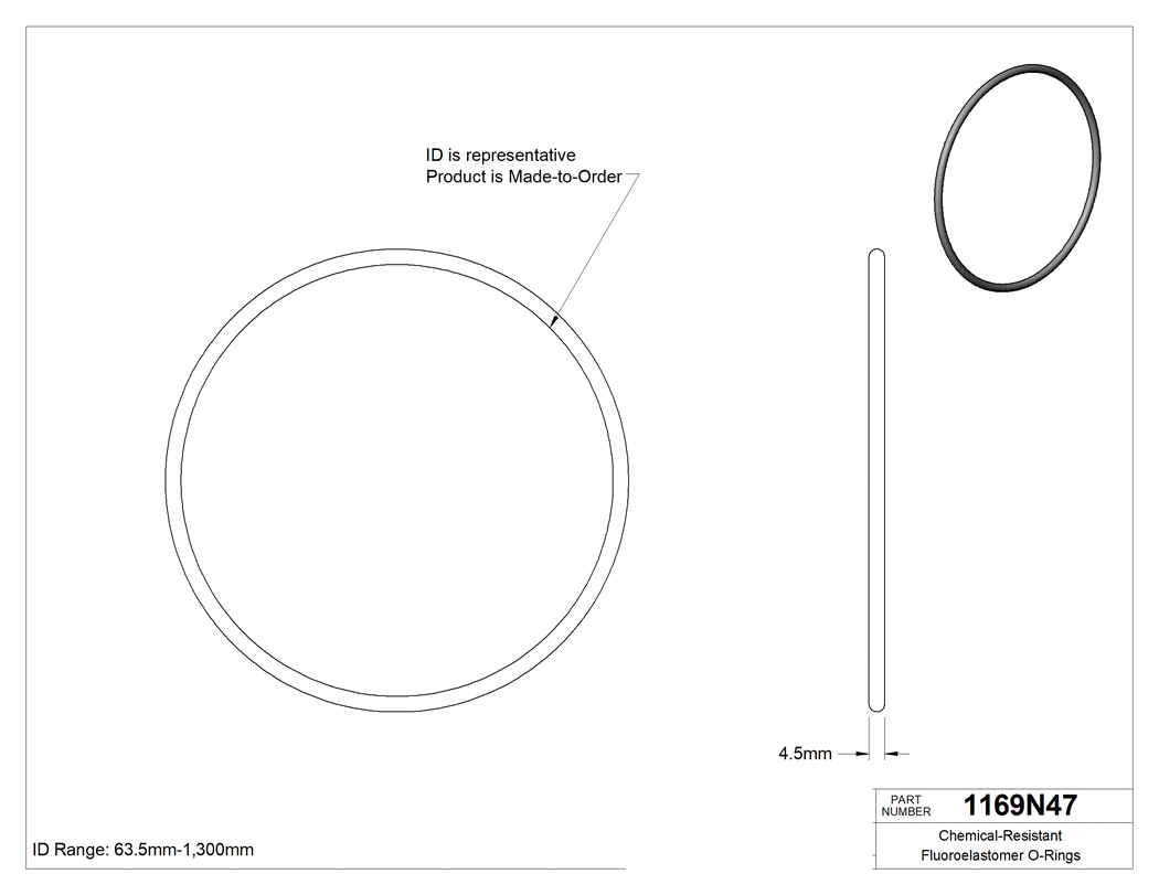 Technical drawing - 1169N47